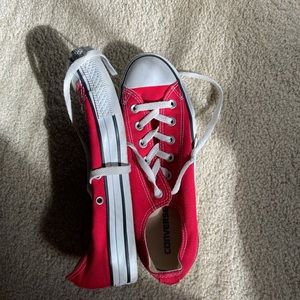 Red Chuck Taylor All-Star low top converse